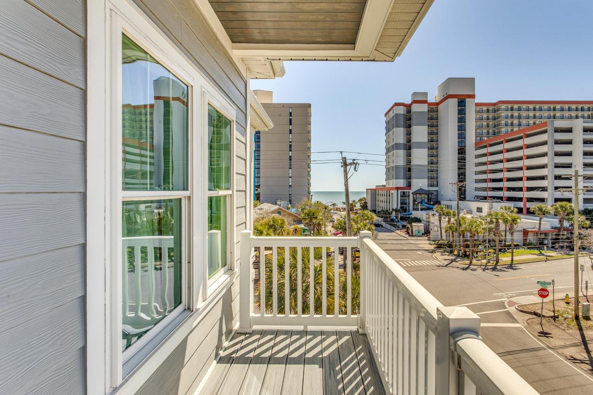 Myrtle Beach House With Hot Tub, Walk To Beach Exteriér fotografie